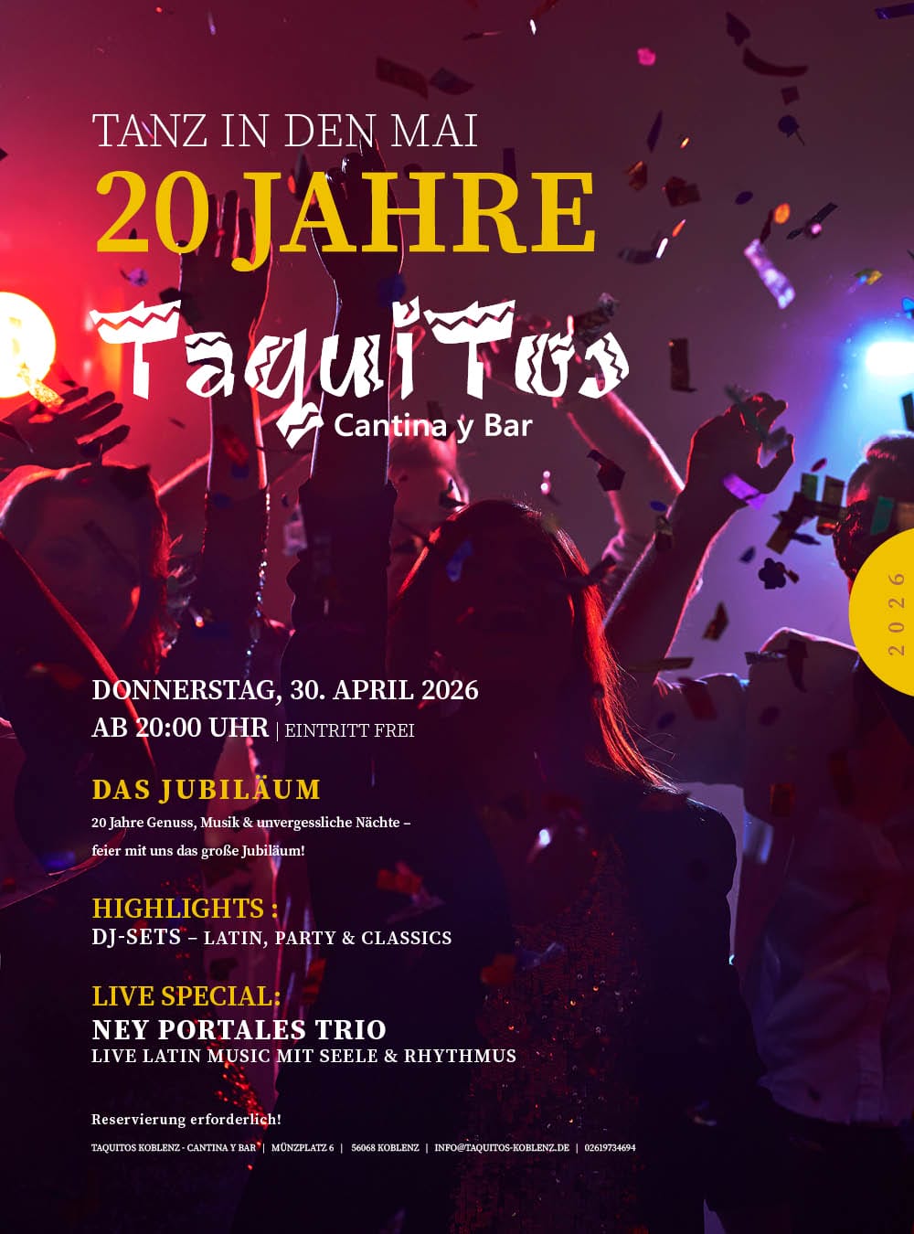 20 Jahre Taquitos - Das Jubiläum